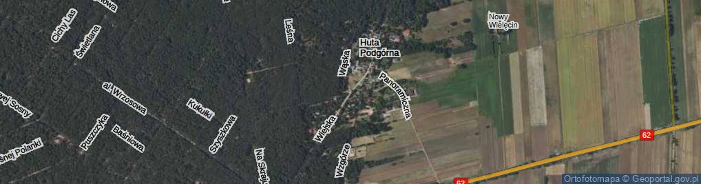 Zdjęcie satelitarne Wiejska ul.